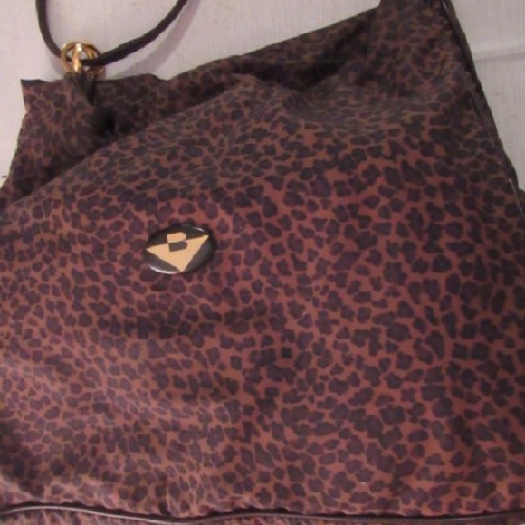 Vintage Bottega Animal Print Silk Leather Satchel - Picture 3 of 8